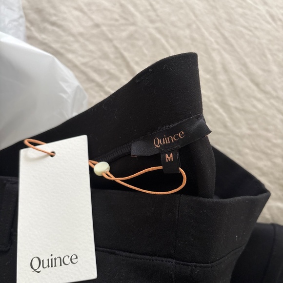 Quince Ultra Stretch Ponte Straight Leg Pants size Medium M - Picture 4 of 7